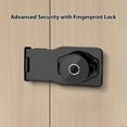 thumbnail image 3 of Cabinet Password Hasp Locks, Cabinet Keyless Lock with Screws, Cabinet Combination Lock for Small Door, Cabinets, Barn Door, Bathroom, Outdoor, Garage, Garden, Black, 3 of 7