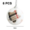 thumbnail image 2 of Juego de adornos de bolas navideñas Laklulu para árbol de Navidad, decoración del hogar para fiestas, vacaciones, bodas, aniversarios, Halloween, adornos navideños, 2 of 5