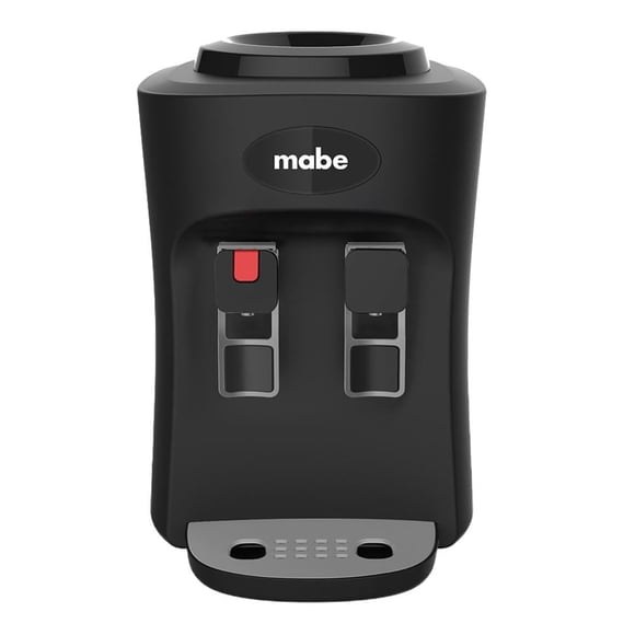 Dispensador de Agua Mabe Frío y Caliente Negro