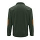 thumbnail image 4 of Blusa y camisa de cuello alto de manga larga para hombre, moda informal, color sólido, deportiva, cuello alto, botones, manga larga, sudadera, blusa, abrigo de poliéster para hombre, 4 of 4