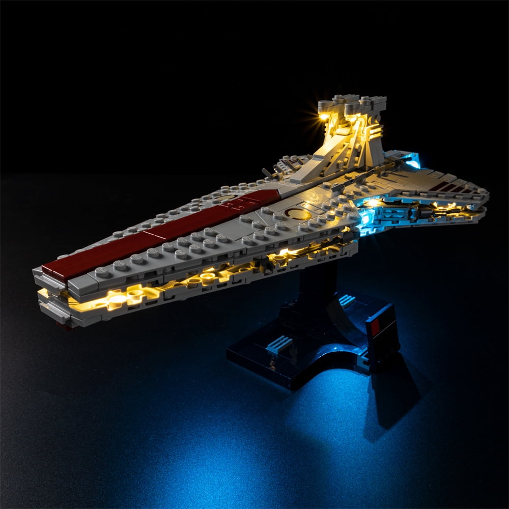 QC Ltbrcik Lighting Set for Lego Stars Wars Venator-Class Attack Cruiser 75441 Building Blocks Without Building Blocks Set