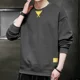 thumbnail image 3 of Sudadera con capucha de cuello redondo y cuello redondo sin capucha de estilo hip hop para hombre, ropa superior para hombre, jersey de estilo coreano, ropa de calle de lujo S Emo, 3 of 5
