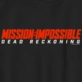 thumbnail image 2 of Boy's Mission: Impossible Dead Reckoning Movie Logo Red  Graphic Tee Black X Small, 2 of 5