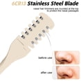 thumbnail image 4 of Máquina de afeitar nasal de doble cara FNANJWQ, 30 unidades con caja de almacenamiento, 4 of 7