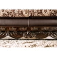 thumbnail image 4 of Furniture of America Pasada Traditional Chenille Upholstered Loveseat in Brown, 4 of 5