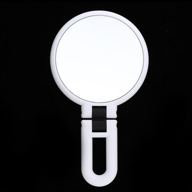 Espejos cara Plegable Portátil, Espejo de Aumentos para Afeitado, Peinado, Maquilje - x15 Macarena Espejo de maquillaje de doble cara