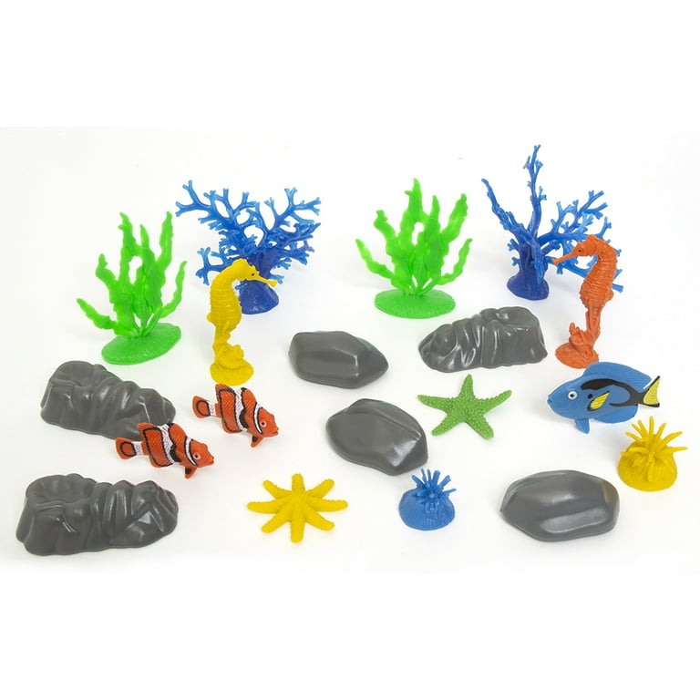 Zoo Troop Ocean Life Adventure Bucket – 40-Piece Sea Creature Play