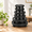 Black, variant on Wood Round Display Risers, Set of 6 Sizes 5, 6, 8 Inch for Collectibles and Food