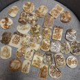 thumbnail image 2 of Antique-style, distressed craftsmanship, Mongolian material pendant, imitation Hetian jade pendant, zodiac, figure, landscape, and other styles of pendants., 2 of 4