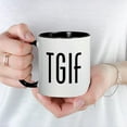 thumbnail image 3 of CafePress - TGIF Mug - 11 oz Ceramic Mug - Novelty Coffee Tea Cup, 3 of 3