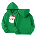 thumbnail image 2 of Mercatoo Kids Christmas Hoodie Girls Winter Cute Santa Graphic Long Sleeve Pullover Sweater Holiday Party Soft Cotton Clothes, 2 of 6