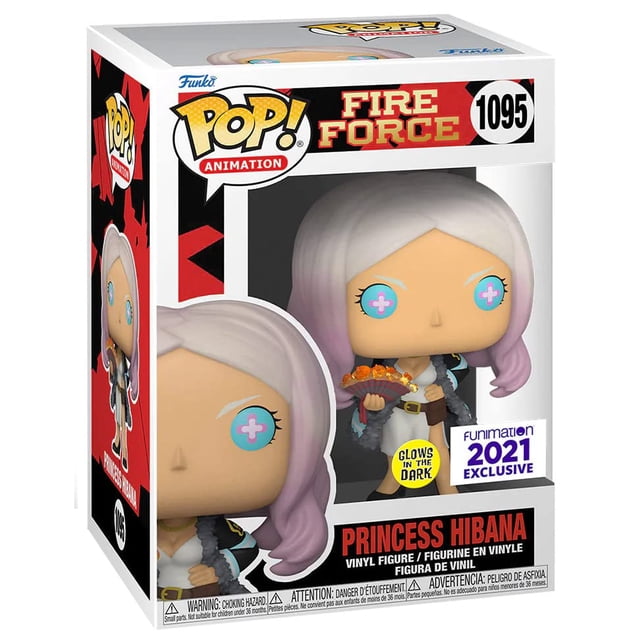 Funko Pop! Fire Force Princess Hibana Glow in The Dark Funimation 2022 Exclusive Funko -