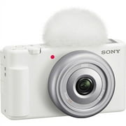 Sony ZV-1F - Digital camera - compact - 20.1 MP - 4K / 30 fps - ZEISS - Wi-Fi, Bluetooth - white