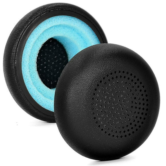 Replacement Ear Pads Leather And Soft Foam For -jabra Evolve 75 75+ Headset