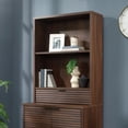 thumbnail image 4 of Sauder Englewood Library Hutch, Spiced Mahogany, 426910, 4 of 7