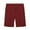 Brick Red, variant on Boy School Uniform Stretch Flat Front Dress Short White Pants for Girls Back To School Boys' Fashion Shorts 4-5 Years