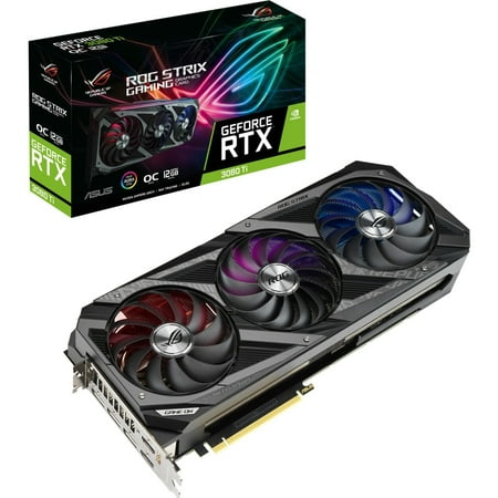 ASUS - NVIDIA GeForce RTX 3080 Ti 12GB GDDR6 PCI Express 4.0 Graphics Card - Black