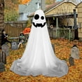 thumbnail image 5 of BGZLEU 1 Packs Halloween Decorations Outdoor Standing Ghost, Light Up Spooky Ghost with Witch Hat, Glowing Halloween Decor for Yard Porch Lawn Garden Party Supplies Haunted House, 5 of 7