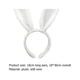 thumbnail image 3 of Pascua Lindas Orejas Conejo Diademas Cosplay Sombreros Fiesta para Mujeres Niñas () Blanco, 3 of 3
