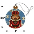 thumbnail image 6 of Nutcracker Woman with Snowflakes Wood Christmas Tree Holiday Ornament, 6 of 6