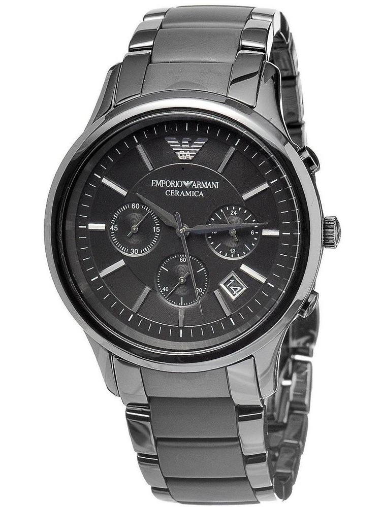 emporio armani ar1452 men's ceramic chronograph watch