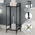 thumbnail image 5 of Convenience Concepts Xtra Storage 2 Tier Tall Folding Metal Plant Stand, Black, 5 of 8