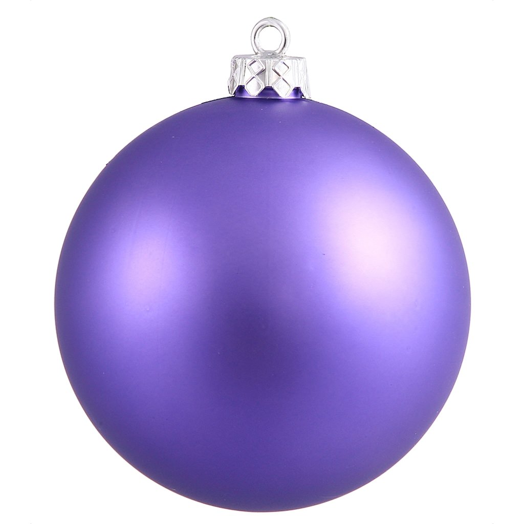 Vickerman 24810 2.4" Purple Matte Seamless Ball Christmas Tree