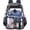 Black, variant on Clear Backpack,Heavy Duty PVC Transparent bag Stadium Approved See Through Backpack