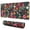 Pioneer Flower Floral-3, variant on Long Mouse Pads for Desk,Pioneer Flower Floral Print Pattern Desk Mats on Top Of Desks, Desk Mouse Pad Extra Large with 3mm Non-Slip Base and Stitched Edge for Gaming,Office,Work,Home 31.5"x11.8"