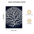 thumbnail image 2 of Nawypu  Sea Coral Ocean Life Silhouette Blue White Canvas Wall Art,  Design  Line Studio, 2 of 5