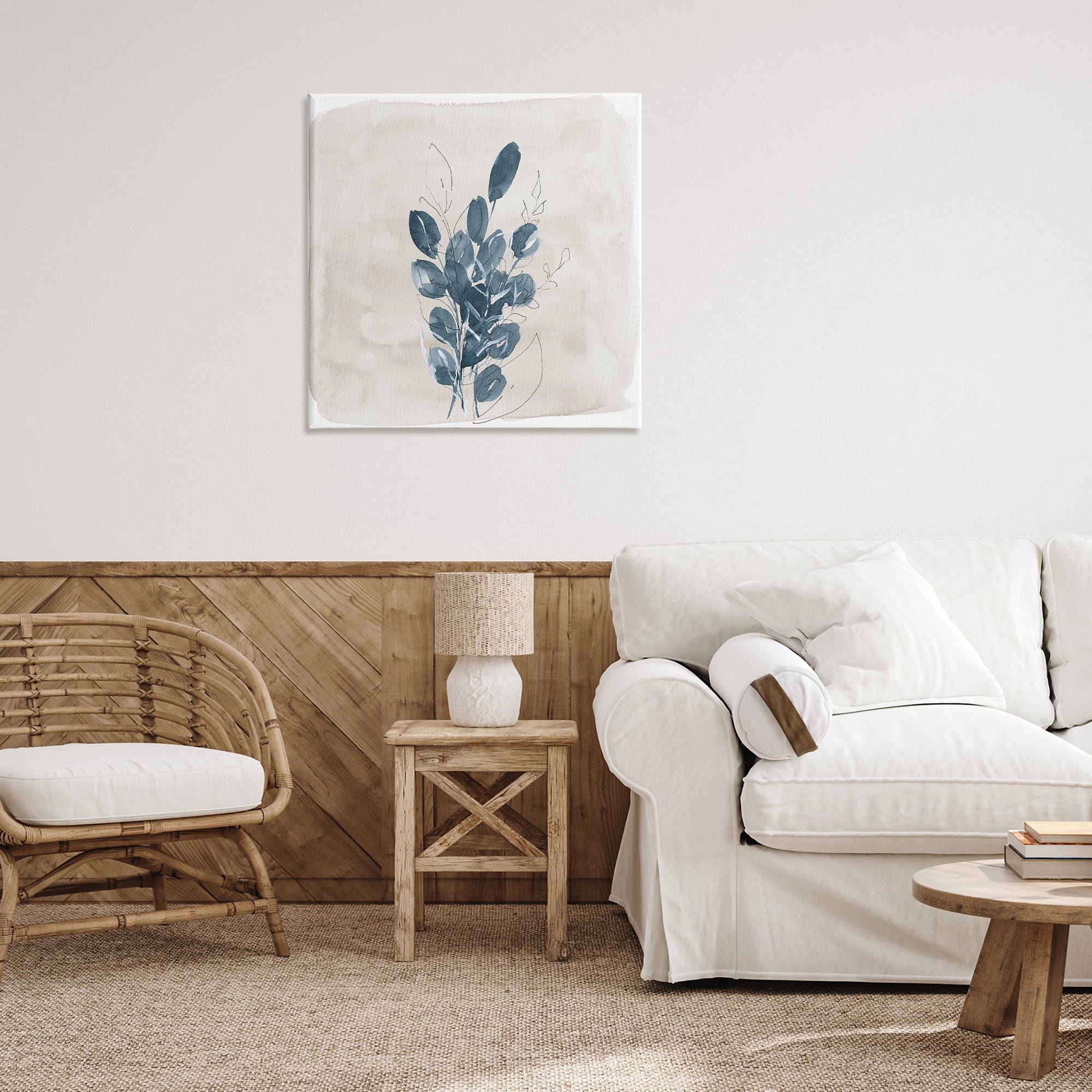 Stupell Industries Leaves In Summer Plants & Flowers Painting Wrapped Canvas Art Print Wall Art, 30 x 30