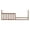Beige, variant on Pemberly Row Wood Farmhouse Sturdy Toddler Rail in Cashew Finish