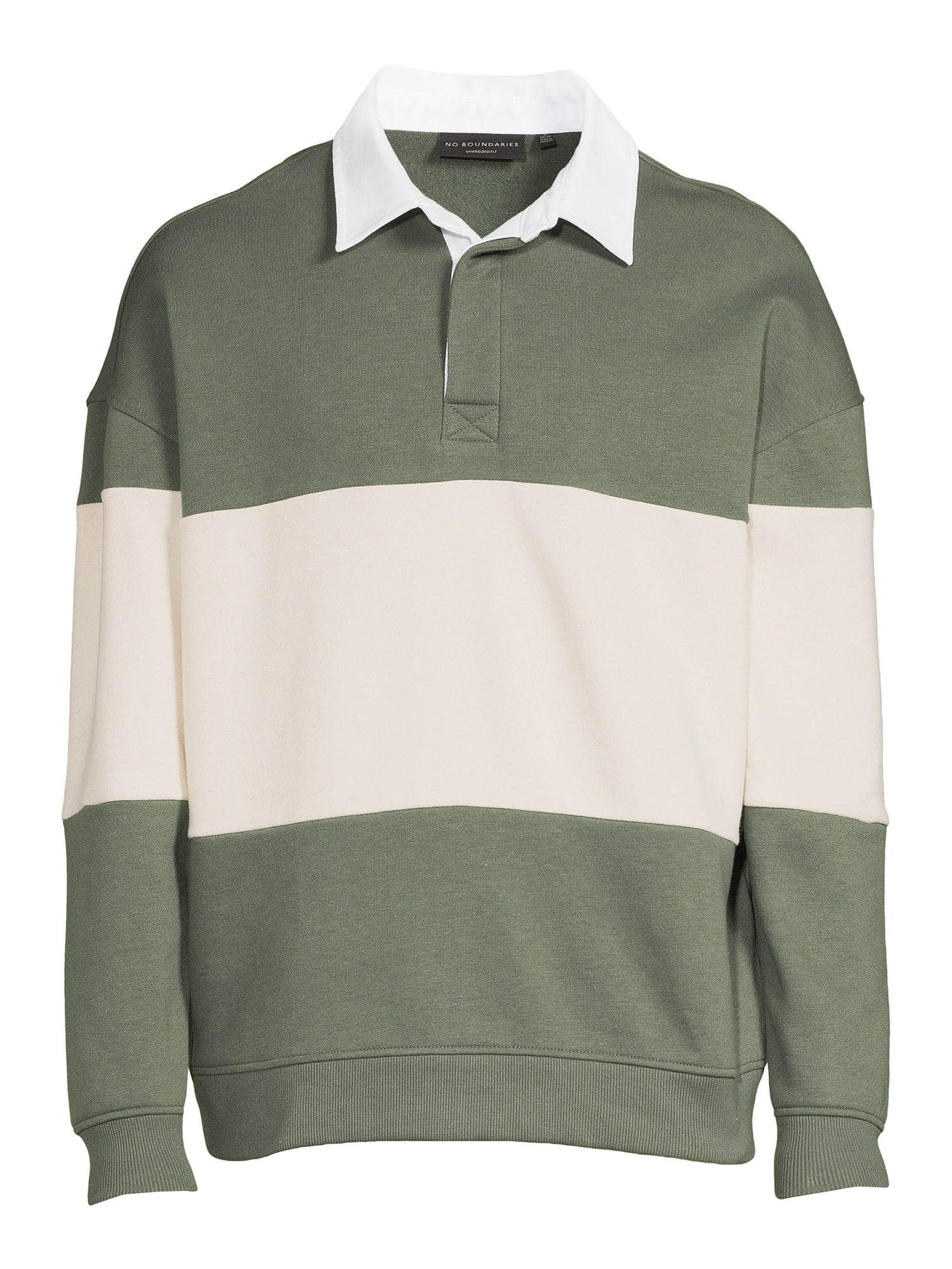 No Boundaries Men's Polo Sweatshirt