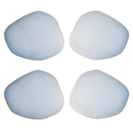 

High Heels Reusable & Washable Silicone Gel Foot Inserts - White Pack of 2