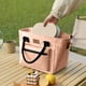 thumbnail image 5 of Xihbxyly Bolsa de Comida con Aislamiento de Arroz, Lonchera de Gran Capacidad, Impermeable, Ideal para Oficina y Exteriores, Preserva El Frío y El Calor, Colores Modernos, Tela, 35 X 20 X 22,5 Cm, 5 of 6