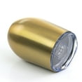 thumbnail image 6 of WAO 12 Ounce Stainless Steel Thermal Wine Tumbler with Lid in Gold, 6 of 7