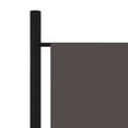 thumbnail image 5 of vidaXL 3-Panel Freestanding Foldable Fabric Room Divider Anthracite 150x180 cm, 5 of 5