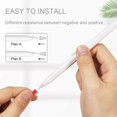 thumbnail image 4 of 30 Pcs Capuchons de Pointe en Silicone Compatibles avec Apple Pencil 1 et Apple Pencil 2, 4 of 5