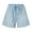 Gray, variant on Patlollav Womens Comfy Drawstring Splice Casual Elastic Waist Pocketed Loose Shorts Pants