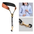 thumbnail image 2 of Xingzhi Sangle de Cou Réglable et Confortable pour Saxophone Soprano Basse Clarinette Marron 45cm 1ensemble, 2 of 6