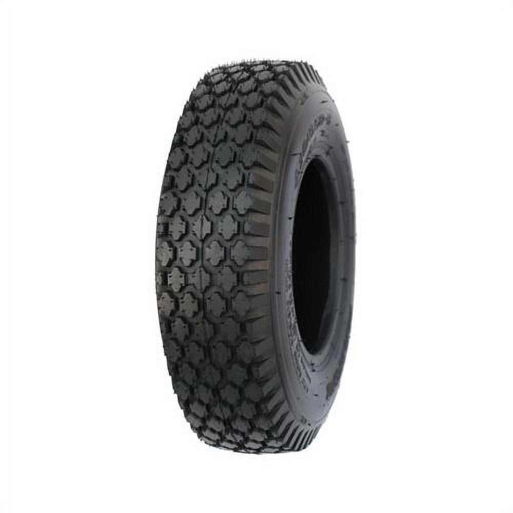 HI-RUN WD1051 Lawn Tractor Tire, Stud Diamond Tread, 4.10/3.50-6 In. - Quantity 1