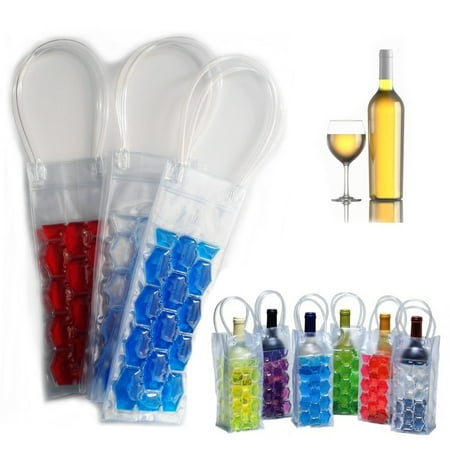 Gel Wine Bottle Chill Cooler Ice Bag - Freezer Bag- Vodka- Tequila Chiller- Cooler-