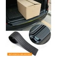 thumbnail image 4 of 2014-2015 fit Honda Civic Coupe Rear Bumper Scratch Guard Rubber Protector Cover, 4 of 13