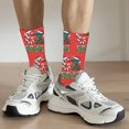 thumbnail image 2 of Stockings 67 Cute Printed Baseball Crew Socks Fun Patterned Knee High Socks Soft Comfortable Casual Socks For Daily Wear & Sports Polyester Long Socks, 2 of 4
