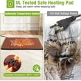 thumbnail image 4 of Aivituvin Heated Outdoor Cat House for Outside Weatherproof Insulated Feral Cat Shelter for Winter with Heater and Thermal Liner, Four Escape Doors and Anti-Chewing Cable for Multiple Cats, 43.5" L, 4 of 7