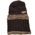 thumbnail image 1 of Niños Bebé Grueso Cálido Mantenimiento Invierno Cálido Sombrero Bufanda Niño Chica Punto Gorro Pañuelo Pecho 1111Fourone PS6494, 1 of 7