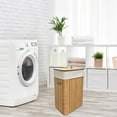 thumbnail image 3 of Jessar - Bamboo Cane Laundry Basket, Removable Polyester Lining, 3 of 3