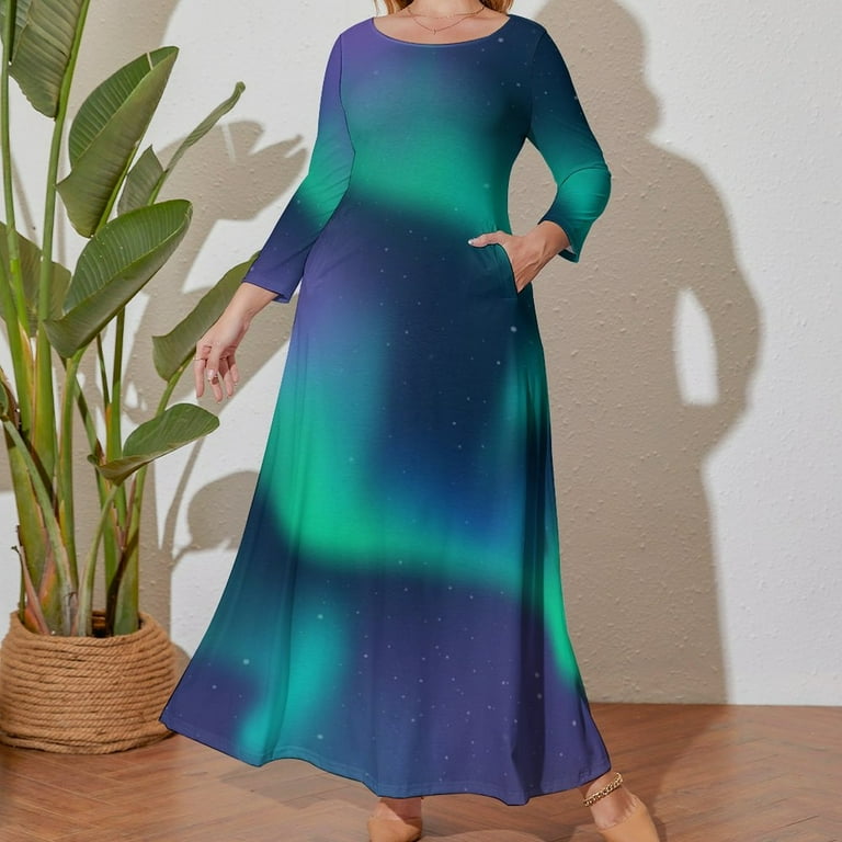 slim fit dress slacks Northern Lights Kids Twirl Dress – Bamboo Girl Twirl Dress with Flutter  Sleeves & Side Pockets main image 0