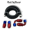 thumbnail image 4 of 10AN/8AN/6AN Fitting Stainless Steel Braided Oil Fuel Hose Line Kit 5Feet Red, 4 of 5
