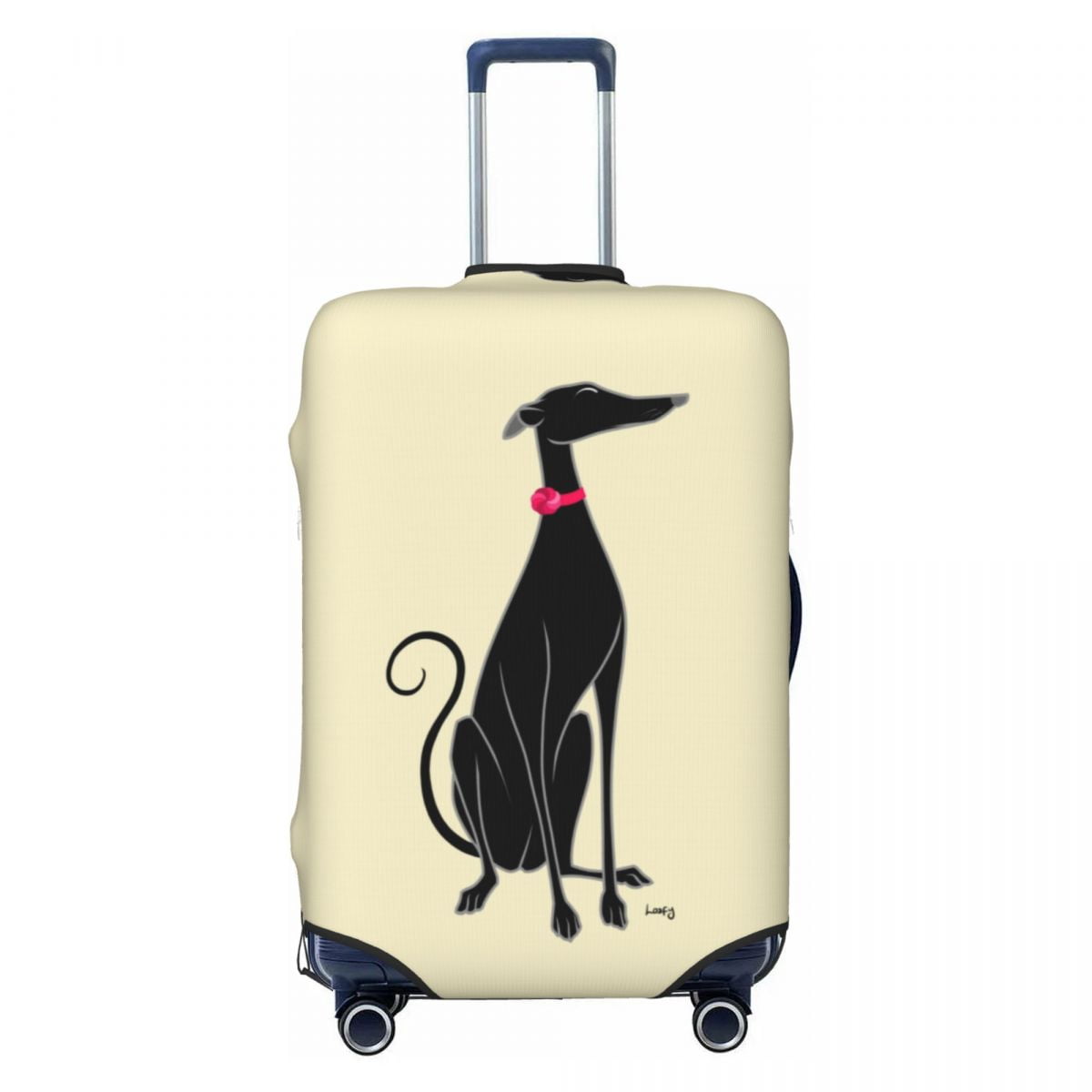 Carry On Greyhound Canada Luggage Custom Kawaii Greyhound Dog